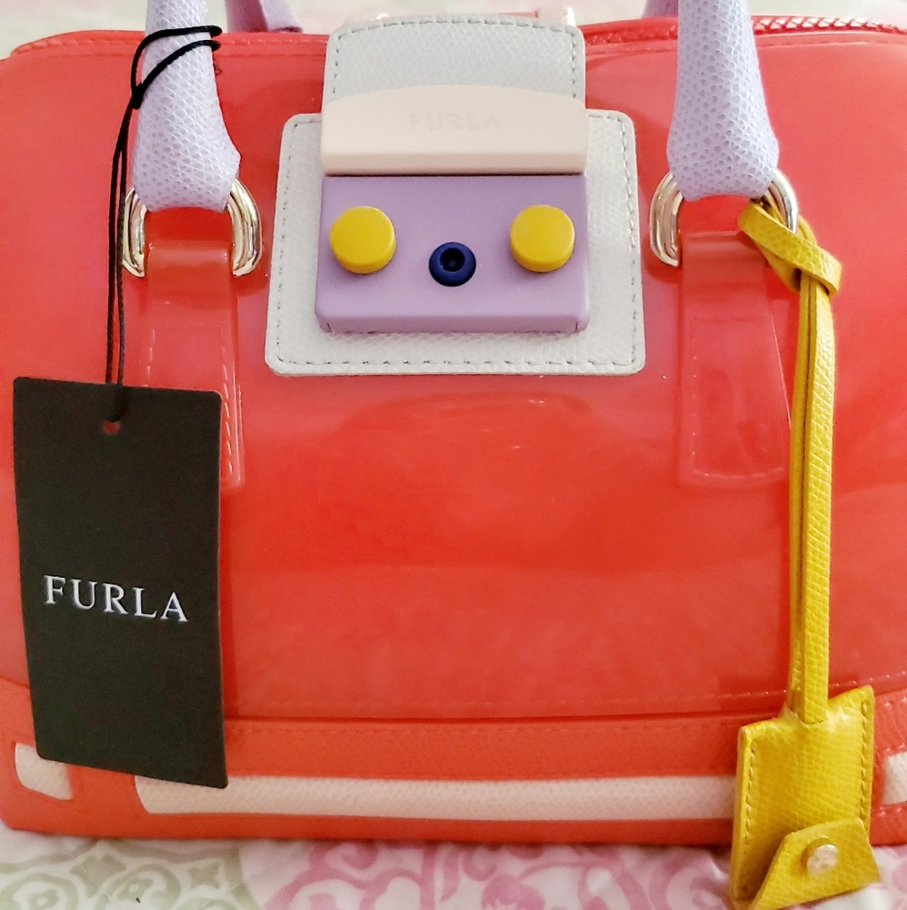 FURLA New Candy Vanilla Cartoon Mini Satchel - Picture 5 of 6